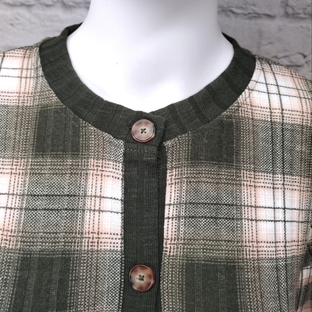 Nordstrom Love Fire Plaid Cardigan - Picture 5 of 10